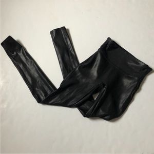 Spanx Faux Leather Leggings in Black